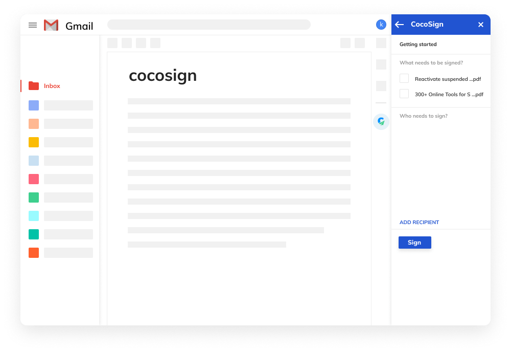 Gmail add-on