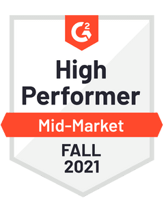 2021 fall mid-market high performer