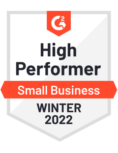 2022 winter high performer small business