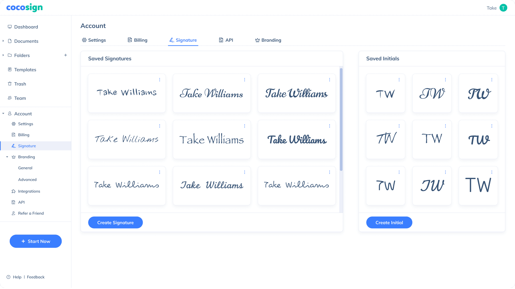 create a digital signature file