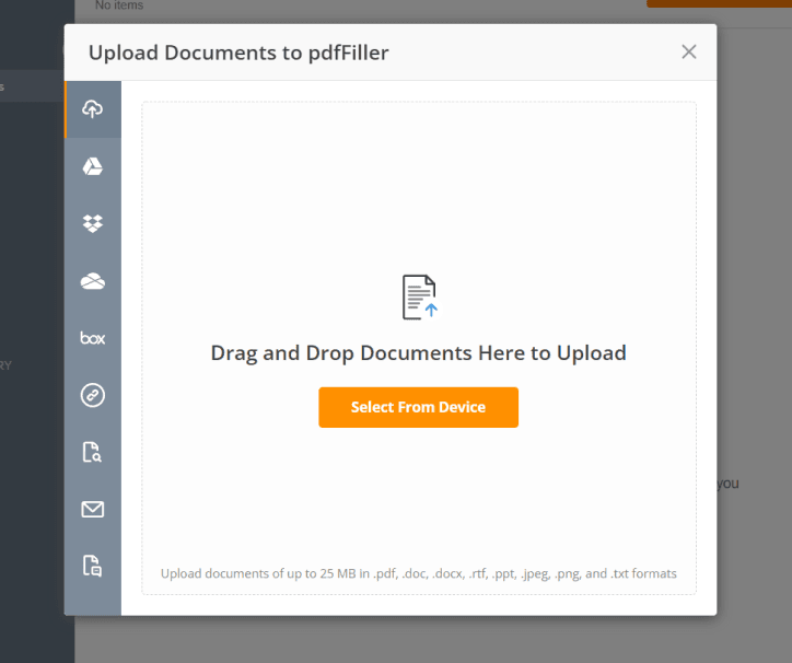 pdfFiller add documents